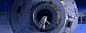 Spacewalk to Lima, Finnian MacManus : Concepts for the Neptune sequence in Ad Astra 2019. 
First shot is a launch from Brad Pitt's ship to go through Neptune's ring, using a solar panel as a shield. 
Then a sequence as he approaches Lima Station.

Thanks 