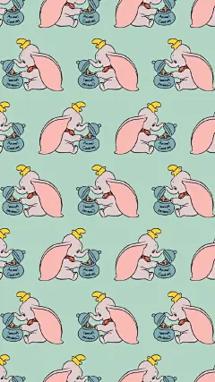 iPhone 壁纸 迪士尼 小飞象 - 高清图片，堆糖，美图壁纸兴趣社区