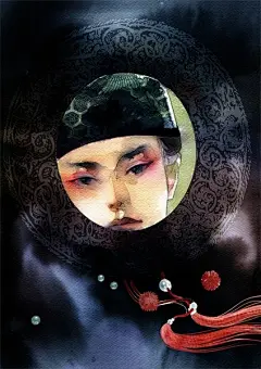 【白露集】 古风写意水彩手绘插画【鹿菏】镜听