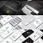 VI二维码标志创意简洁约大气企业公司个人名片卡模板PSD设计素材-淘宝网