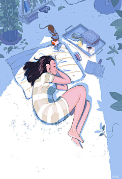 豆元元采集到美国插画师Pascal Campion