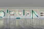 医院展板文化墙 文化墙设计 展厅展墙 文化宣传栏3D模型