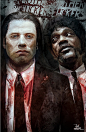 Vincent Vega & Jules Winnfield by Vlad Rodriguez