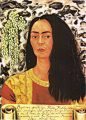 墨西哥弗里达·卡罗(Frida Kahlo)油画作品