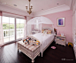 粉色浪漫美式卧室家居效果图片