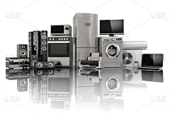用具,冰箱,炊具,电视机,空调,洗衣机,水平画幅,符号,家庭生活,微波炉
