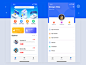 家教APP页面概念概念趋势矢量商标概念卷筒纸后台插图设计产品ui
