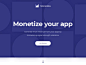 Monedata landing page