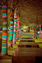 knitted trees
