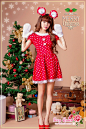 SEXYQUEEN | Rakuten Global Market: Puffy nipples straining Santa cosplay costume Santa Claus costume fancy dress Christmas costume sexy Santa party cat ear cat ears costume and X'mas Christmas Santa costume Santa cosplay Santa costumes Christmas costumes 