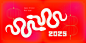 2025蛇年春节插画海报封面简约元旦新年中国风背景展板ai设计素材-淘宝网