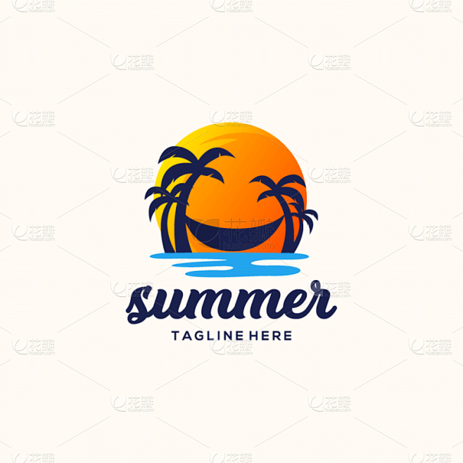 夏天,品牌名称,计划书,明亮,圆形,白色...