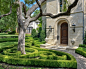 Design ideas for a classic formal garden in Dallas.