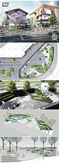 W9商业街区步行街屋顶广场办公区工业园科技园景观设计方案文本集-淘宝网