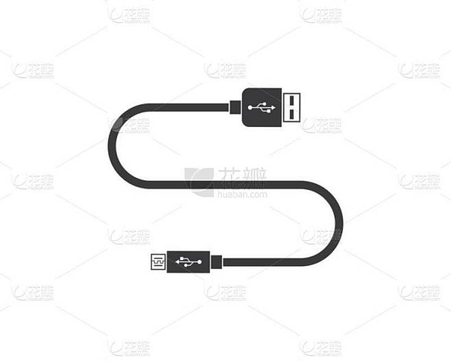 usb图标矢量说明