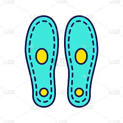 矫形鞋垫的图标