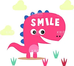 可爱卡通小恐龙  - 源文件下载【酷图网】卡通,可爱,有趣,趣味,手绘,绘画,插画,恐龙,动物,小恐龙,涂鸦,草,云,云朵,云彩,草丛,草堆,草地,素材,矢量,图片,设计,广告设计,高清,ai,eps,