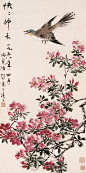 陆抑非 · 花鸟画当代用色第一，太绝了！（120张高清图）