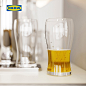 IKEA宜家LODRAT罗兰特啤酒杯子家用锥形设计大容量大水杯子2件-tmall.com天猫