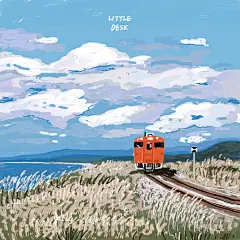 复古手绘插画手帐贴纸素材壁纸桌面背景