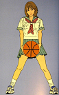 漫画家江口寿史笔下的校服女生。