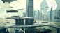 General 1920x1080 spaceship Star Citizen cityscape futuristic digital art artwork concept art video games