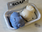 3D Design Sleeping Pig Silicone Soap Mold ( Soap Republic )