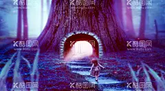 森林创意海报图片  - 源文件下载【酷图网】意境,唯美,简约,极简,梦幻,创意,插画,手绘,梦境,小清新海报,卡通插画,森林插画,小清新,简约风格,国潮,韵味,温馨,文艺范,文艺海报,手绘风,浪漫,治愈系,可爱,温暖,安逸,舒适,梦中世界,星空,森系插画,淡雅,文艺风,中国风,放飞梦想,创意合成,萤灵之光,丛林,树林,动物,奇幻森林,森林海报
