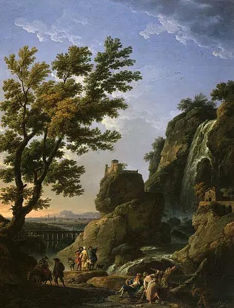 作品气势恢宏 法国18世纪风景画家韦尔内...