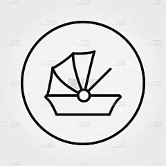 汽车,全球通讯,婴儿,计算机图标,可爱的,父母,婴儿车,小的,散步,复古