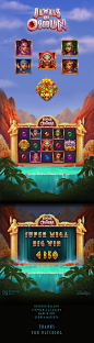 concept design Digital Art  gambling game Game Art Gaming slot game slot machine Slots