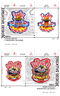 新春插画，动效，新春国潮插画，春条、新春贴纸，创意新春插画