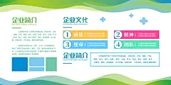 企业简介展板海报