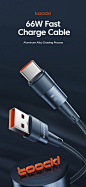0.99US $ 86% de DESCUENTO|Toocki Cable USB tipo C de 6A y 66W para móvil, cargador de datos de carga rápida tipo C para Huawei P50 Mate 50 Pro, Samsung y Xiaomi 12| |   - AliExpress : ¡Compra fácil, vive mejor!  Aliexpress.com