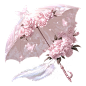 <可商素材>粉色饰品梦幻的伞素材钟表素材 - 小红书