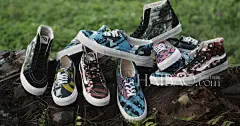 【图】蜡染打造的西非民族风情，万斯 (Vans) 和Della合作推出2014春夏运动鞋系列_2014春夏鞋靴_海报时尚网