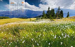 2014年9月台历桌面 即将到来的14年9月日历壁纸下载壁纸图2