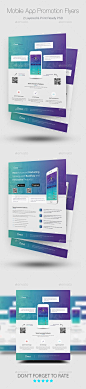 Mobile App Promotion Flyer Templates: 