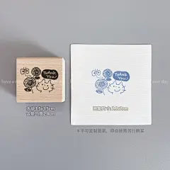 C05可爱卡通猫咪木质印章手帐手账相册贺卡片diy日记包装装饰手工-淘宝网