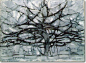#蒙德里安# 《灰树》 The Grey Tree, 1912