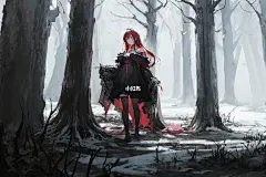 壁纸|红发黑森林·少女 vol.09