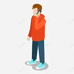 男士拿手机打电话矢量图 质感 阴影 元素 免抠png 设计图片 免费下载 页面网页 平面电商 创意素材