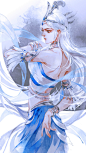 〔 雪女 〕江湖夜雨 绘
