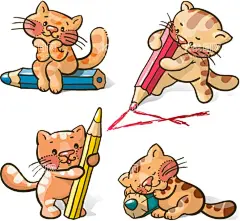 卡通猫  - 源文件下载【酷图网】手绘小猫,手绘宠物猫,小猫素描,小猫彩绘,小猫速写,小猫水彩画,宠物猫,宠物店,宠物猫画,宠物猫手绘,宠物猫油画,宠物猫照片,美短,暹罗猫,狸花猫,短毛猫,波斯猫,
