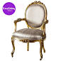 Versailles Mummy Gold Chair  |  Chairs & Armchairs  |  Seating  |  French Bedroom Company: 