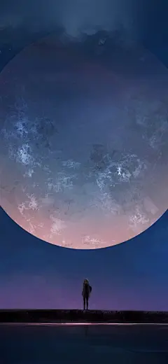 papers co bc62月亮动漫夜艺术插图41 iPhone壁纸640 473x1024-