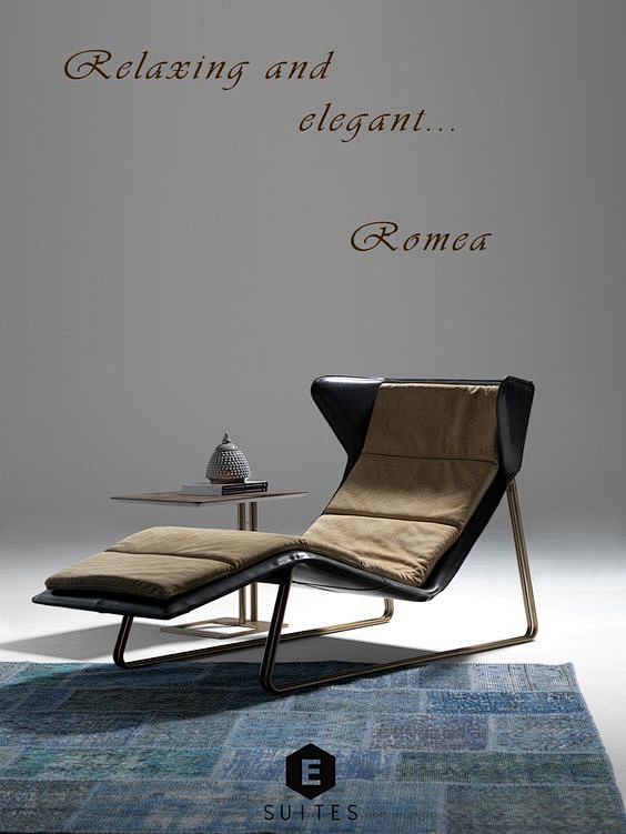 chaise longue Romea