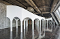 plain works + critical mass lab's arch forest installation is a surreal fairytale arcade designboom