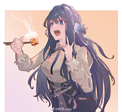 乘小一采集到日韩原画人物