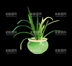 盆栽  - 源文件下载【酷图网】盆栽,盆景,绿色植物,植物元素,插画,绿植,植树节,叶子,叶片,